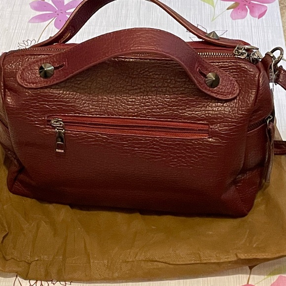 ELLA & ELLY NWT Red Burgundy Bag - Picture 3 of 9